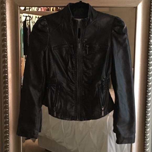 Xhilaration Jackets & Blazers - Black Xilaration Faux Leather Jacket - Size Small